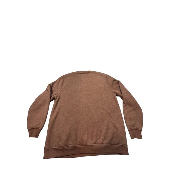 Coleman Mens XL Brown Sherpa-Lined Sweater With Pocket Workwear Warm Outdoors - Picture 2 of 12